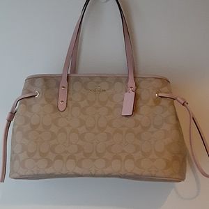 Coach drawstring carryall